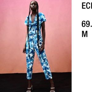 Zara floral jumpsuit